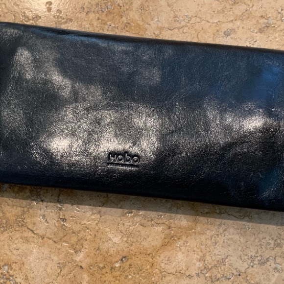 Hobo - Black Leather Clutch - Picture 2 of 6